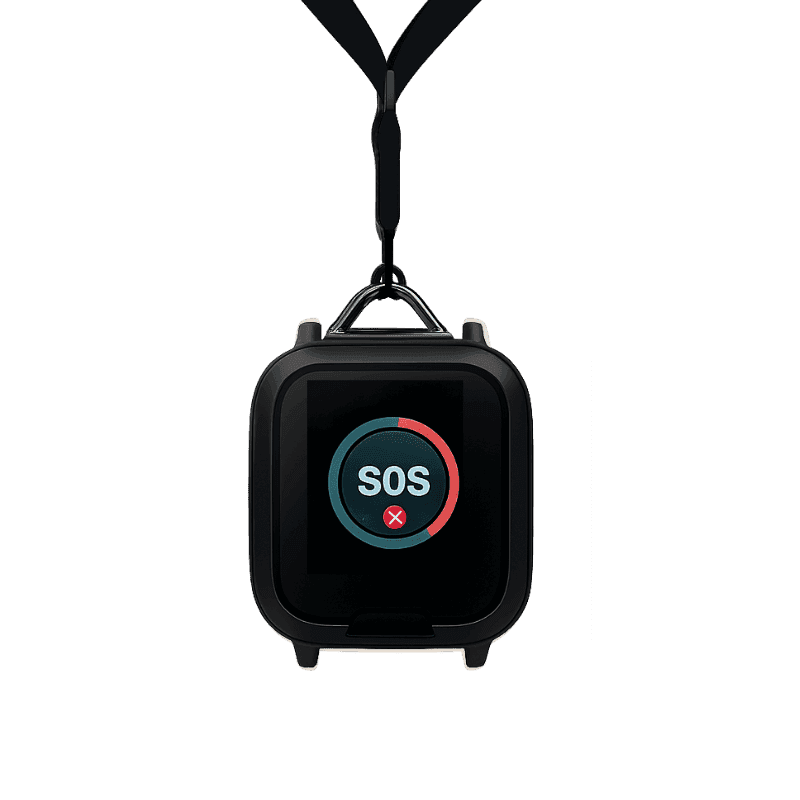 Mobile Alarm worn as a pendant